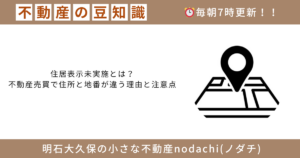 不動産　豆知識　売却　購入　相続　離婚　新築　住所
