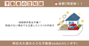 相続　申告　不動産　売却